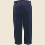 Corduroy Pleated Pant - Navy - Alex Mill - STAG Provisions - Pants - Corduroy