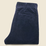 Corduroy Pleated Pant - Navy - Alex Mill - STAG Provisions - Pants - Corduroy