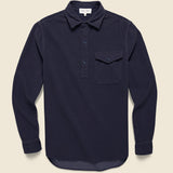 Popover Cord Shirt - Navy - Alex Mill - STAG Provisions - Tops - L/S Woven - Corduroy