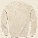 Cashmere Jordan Sweater - Ecru - Alex Mill - STAG Provisions - Tops - Sweater