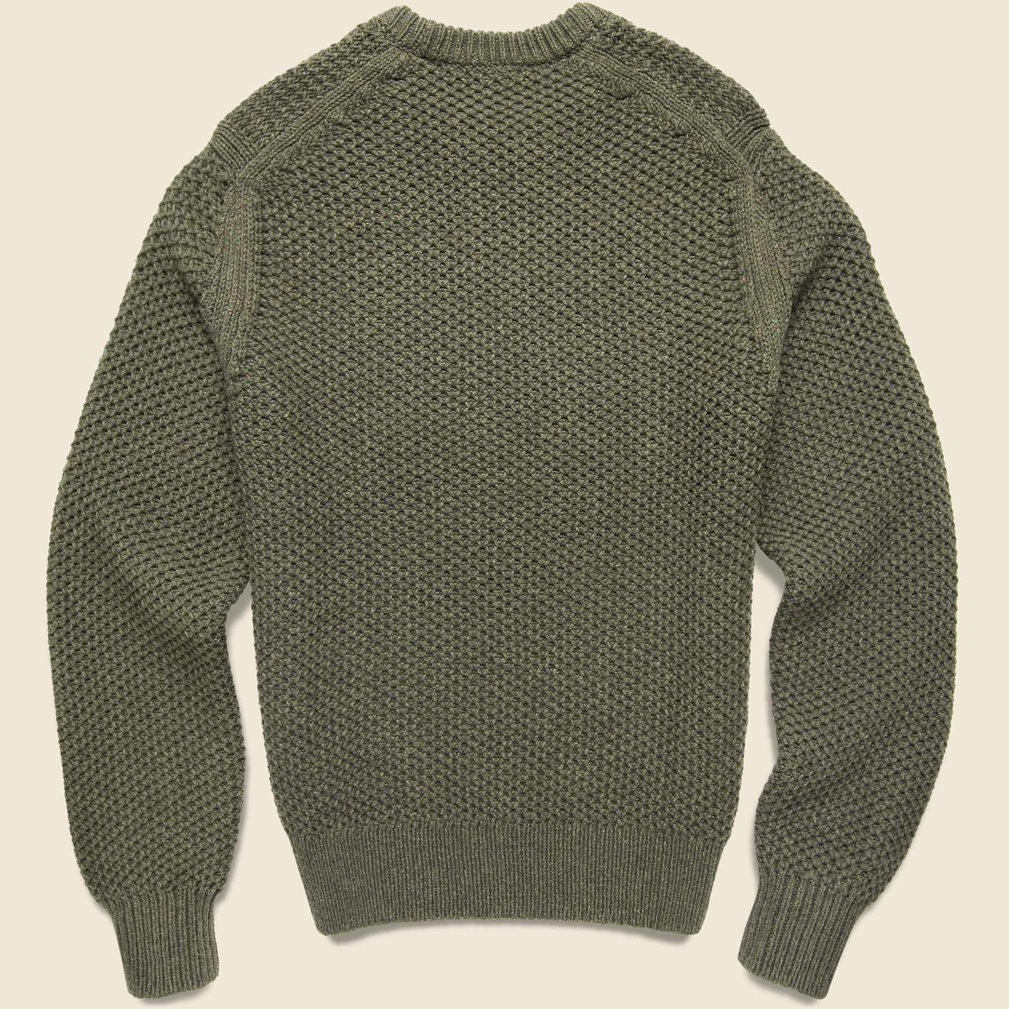 
                          Honeycomb Crewneck - Olive - Alex Mill - STAG Provisions - Tops - Sweater
                        