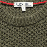 Honeycomb Crewneck - Olive - Alex Mill - STAG Provisions - Tops - Sweater