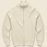 Wright Cardigan - Bone - Alex Mill - STAG Provisions - Tops - Sweater