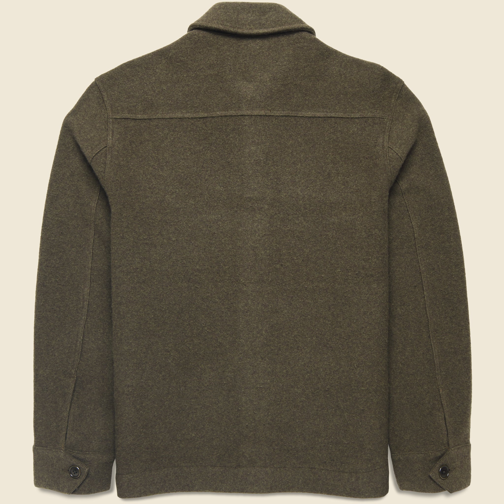 
                          Boiled Wool Work Jacket - Olive - Alex Mill - STAG Provisions - Tops - Sweater
                        