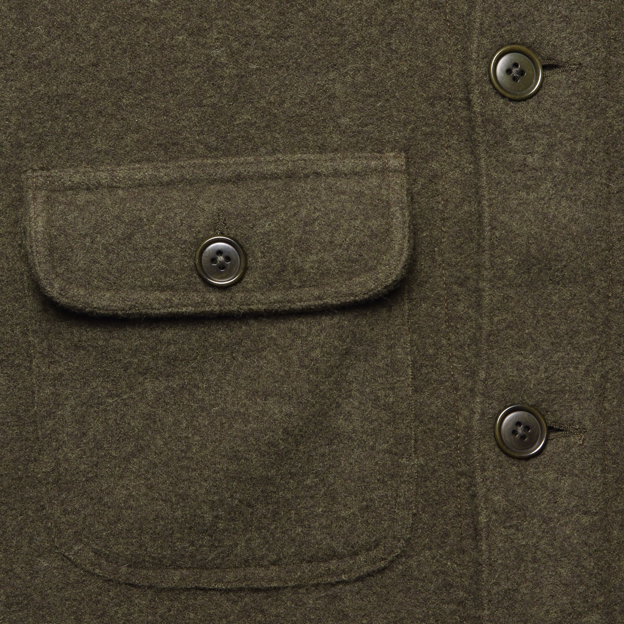 
                          Boiled Wool Work Jacket - Olive - Alex Mill - STAG Provisions - Tops - Sweater
                        