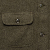 Boiled Wool Work Jacket - Olive - Alex Mill - STAG Provisions - Tops - Sweater