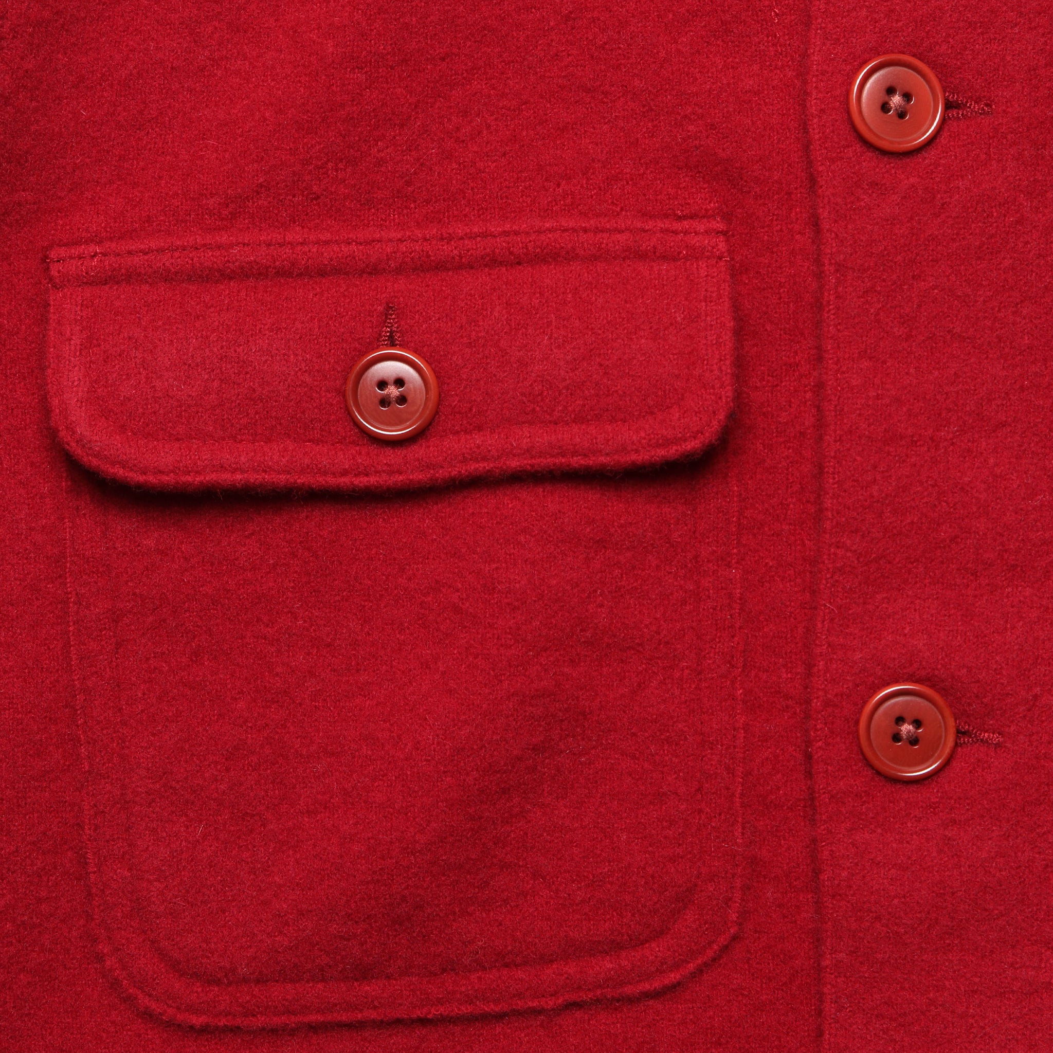 
                          Boiled Wool Work Jacket - Barn Red
                        