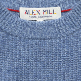 Cashmere Jordan Sweater - Dusty Blue - Alex Mill - STAG Provisions - Tops - Sweater