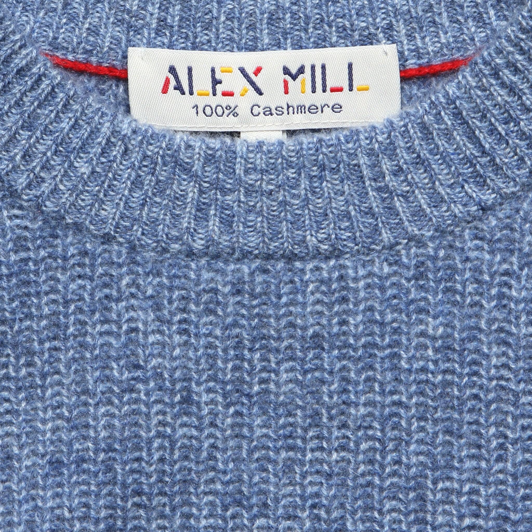 Cashmere Jordan Sweater - Dusty Blue - Alex Mill - STAG Provisions - Tops - Sweater