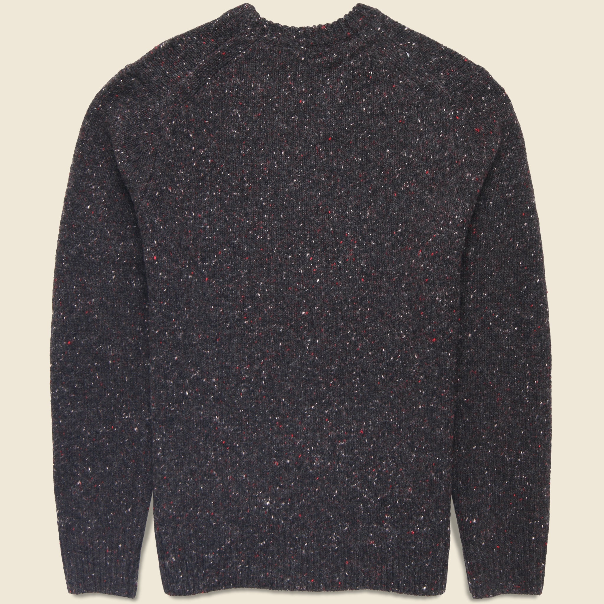 
                          Donegal Wool Sweater - Pinot Noir
                        