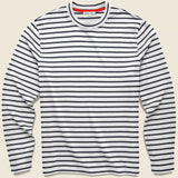 Striped Touch Down Tee - Natural/Navy - Alex Mill - STAG Provisions - Tops - L/S Knit