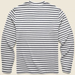 Striped Touch Down Tee - Natural/Navy - Alex Mill - STAG Provisions - Tops - L/S Knit