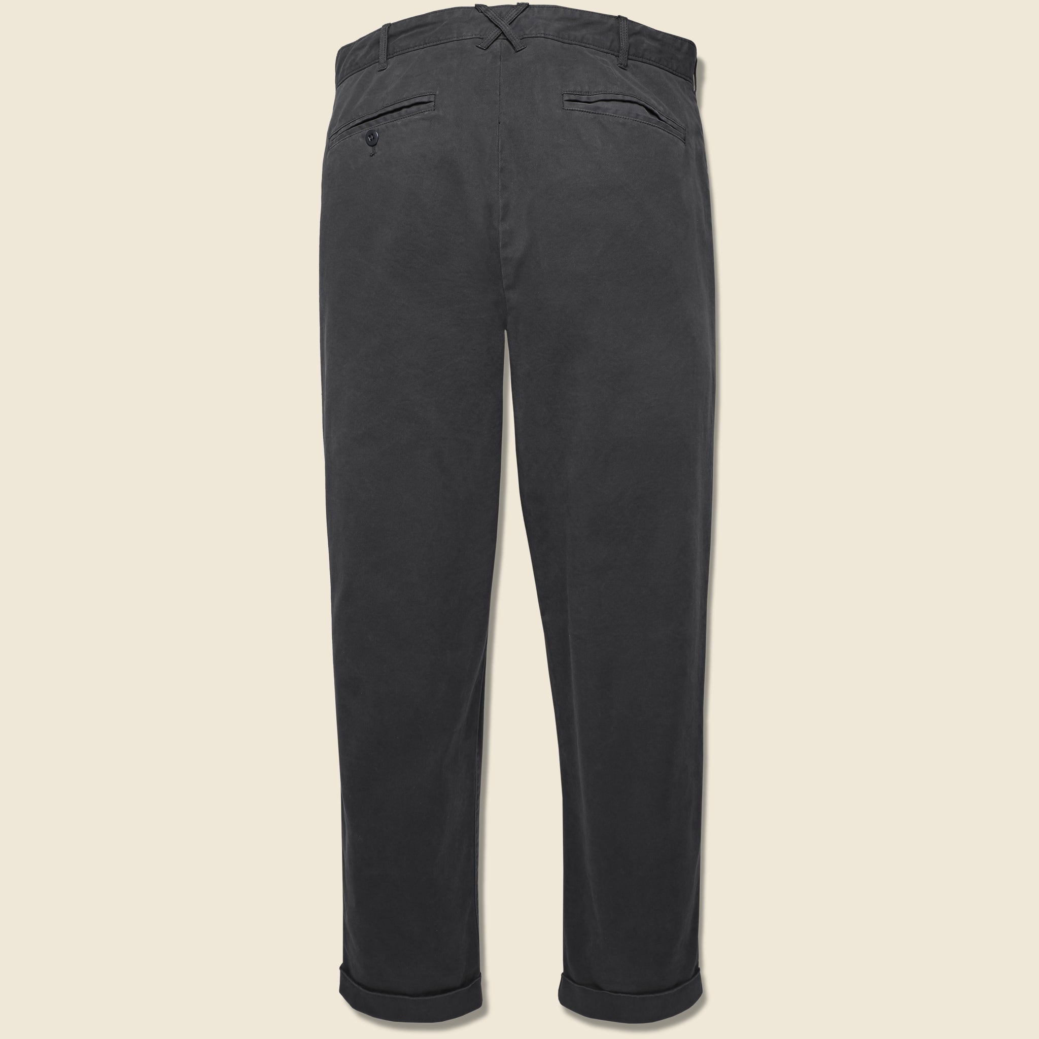 
                          Standard Pleated Chino - Black - Alex Mill - STAG Provisions - Pants - Twill
                        