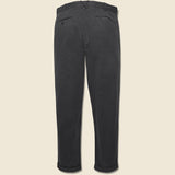 Standard Pleated Chino - Black - Alex Mill - STAG Provisions - Pants - Twill