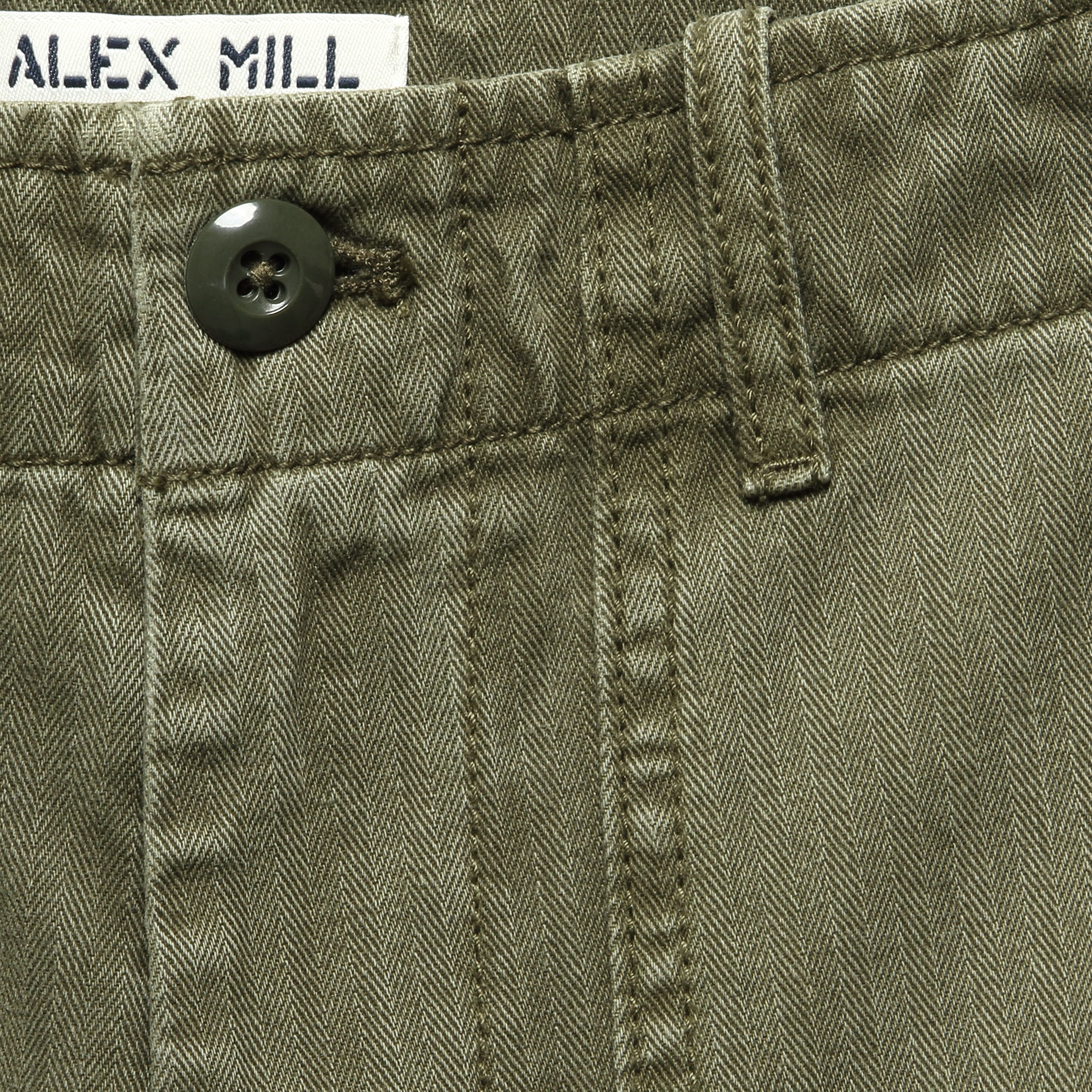 
                          Herringbone Field Short - Field Olive - Alex Mill - STAG Provisions - Shorts - Solid
                        