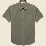 End On End Mill Shirt - Military Olive - Alex Mill - STAG Provisions - Tops - S/S Woven - Solid