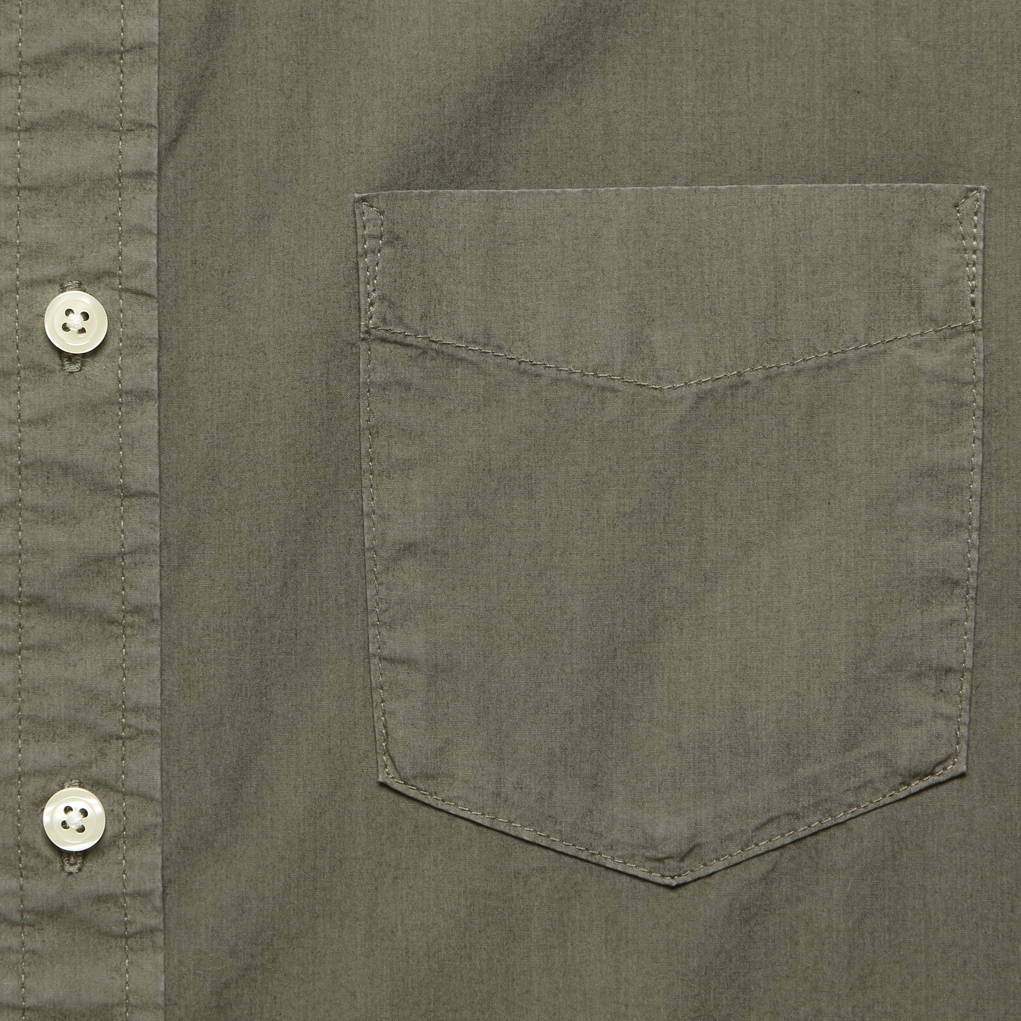 
                          End On End Mill Shirt - Military Olive - Alex Mill - STAG Provisions - Tops - S/S Woven - Solid
                        