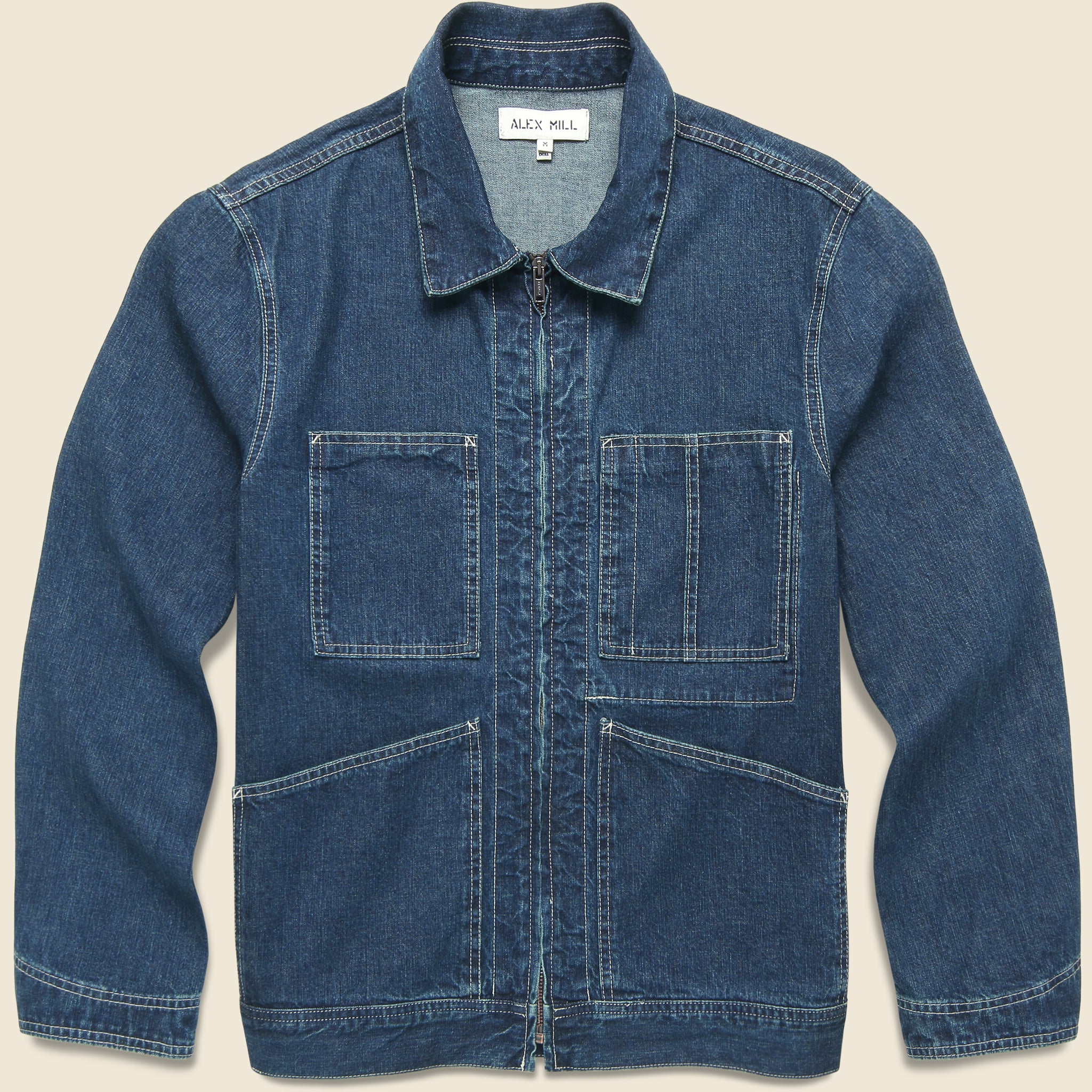 Denim Chore Jacket - Indigo