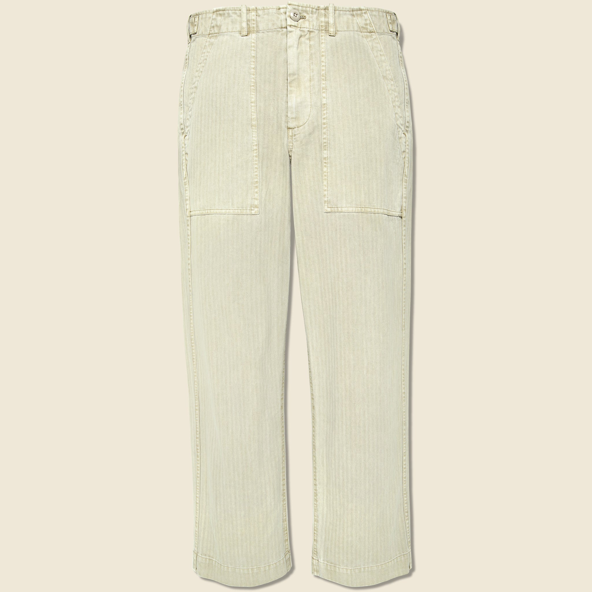 Herringbone Field Pant - Stoneware - Alex Mill - STAG Provisions - Pants - Twill