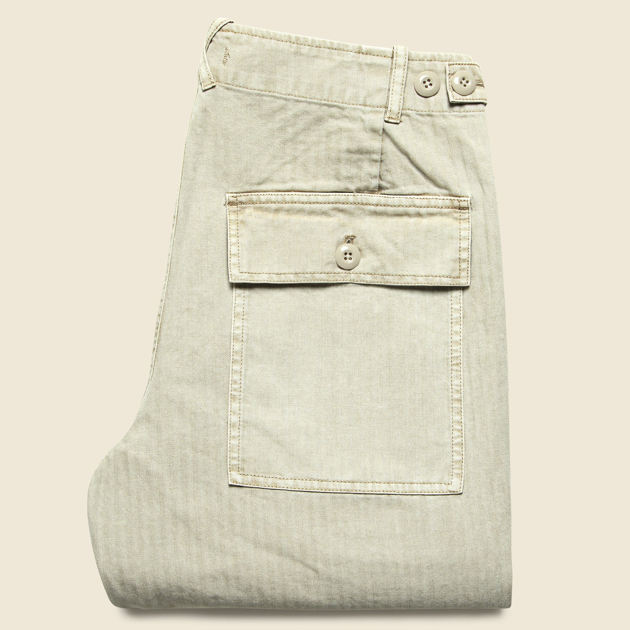 
                          Herringbone Field Pant - Stoneware - Alex Mill - STAG Provisions - Pants - Twill
                        