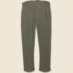 Standard Pleated Chino - Olive Grey - Alex Mill - STAG Provisions - Pants - Twill