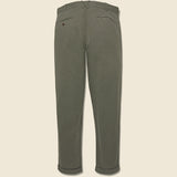 Standard Pleated Chino - Olive Grey - Alex Mill - STAG Provisions - Pants - Twill