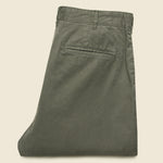 Standard Pleated Chino - Olive Grey - Alex Mill - STAG Provisions - Pants - Twill