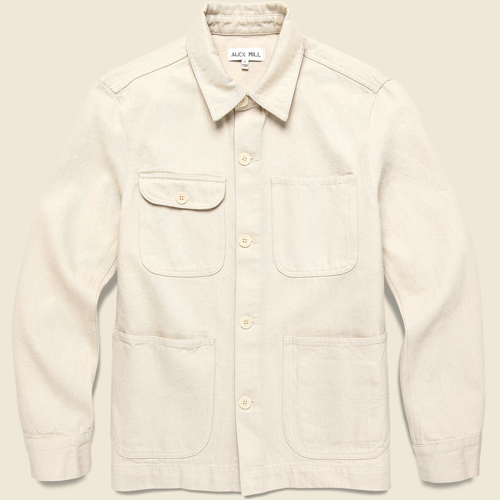 Denim Work Jacket - Natural