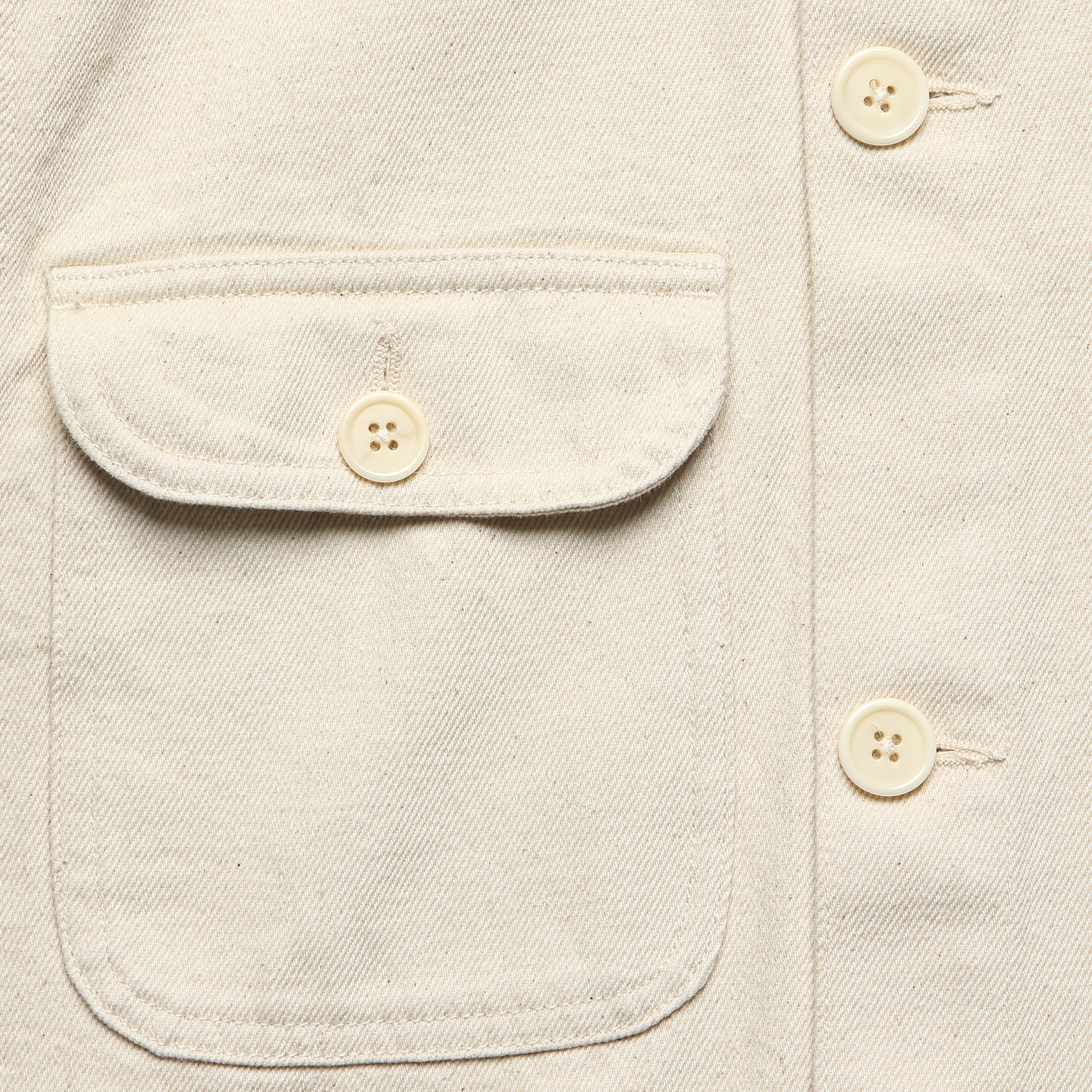 Denim Work Jacket - Natural - Alex Mill - STAG Provisions - Outerwear - Coat / Jacket