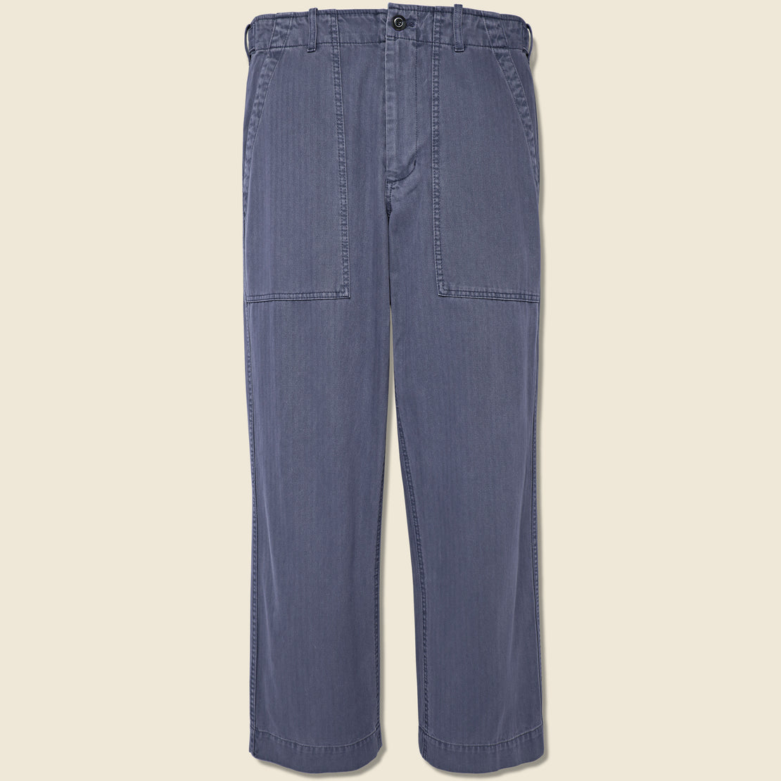 Herringbone Field Pant - Blue
