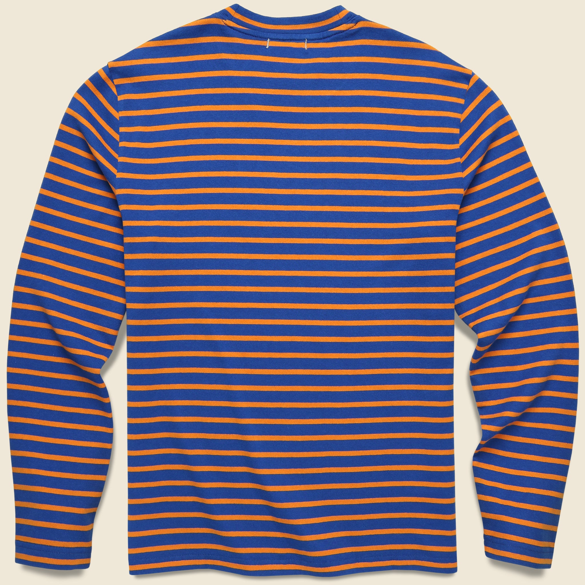 
                          Long Sleeve Stripe Tee - Blue/Turmeric - Alex Mill - STAG Provisions - Tops - L/S Knit
                        