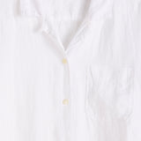 Maddie Camp Shirt in Linen - White - Alex Mill - STAG Provisions - W - Tops - S/S Woven