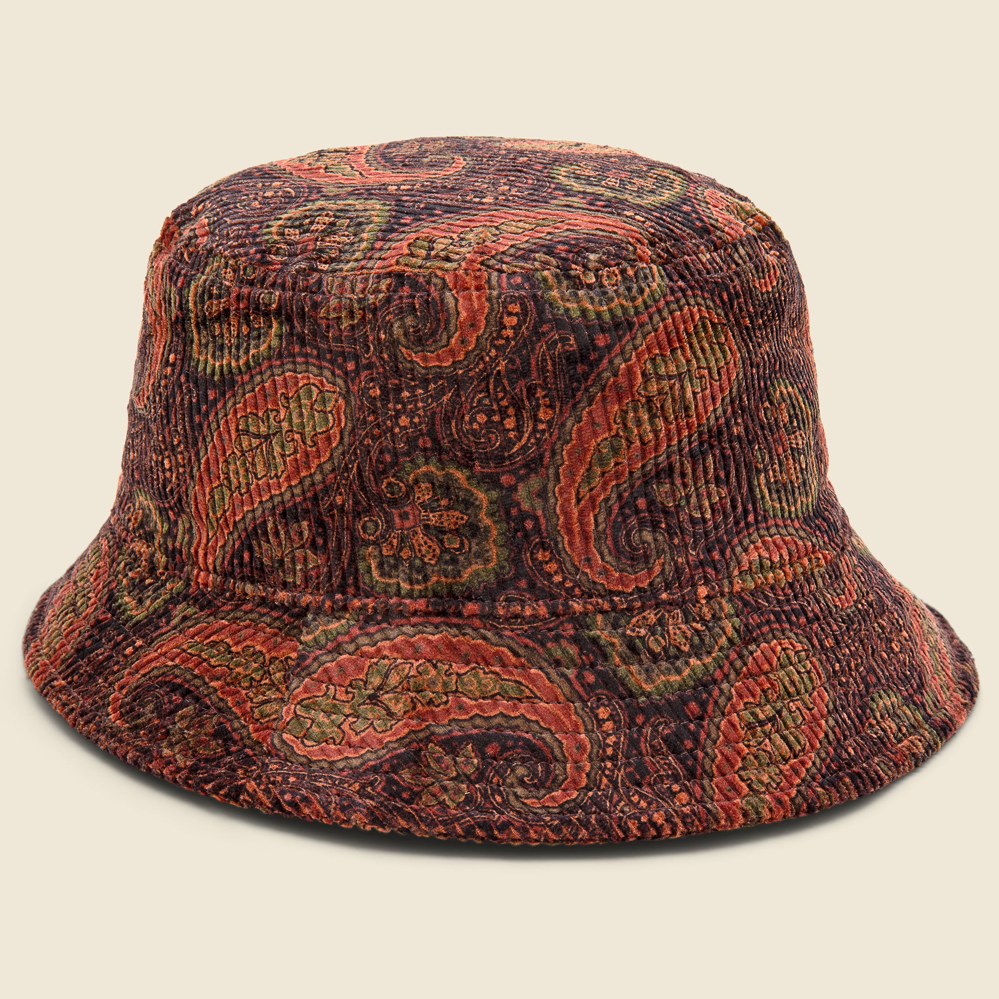 Paisley Cord Bucket Hat - Brown - Anonymous Ism - STAG Provisions - Accessories - Hats