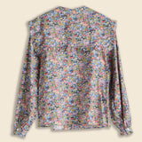 Libby Floral Collar Blouse - Red Multi - BEAMS BOY - STAG Provisions - W - Tops - L/S Woven