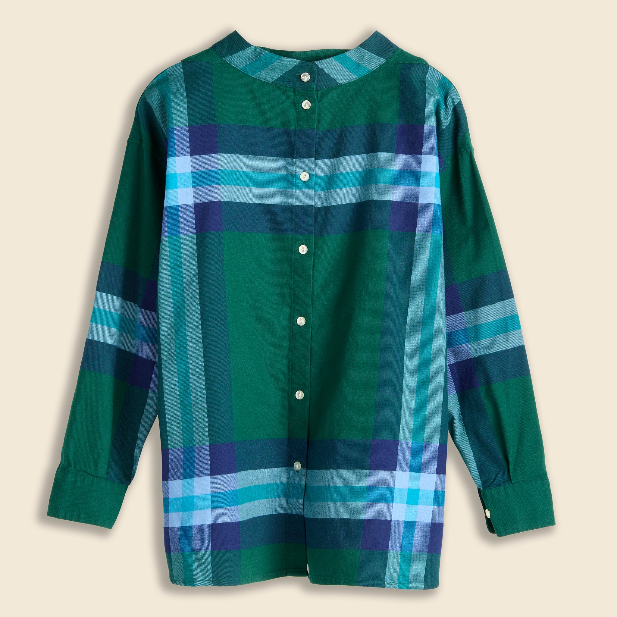 
                          Oh Boy Big Plaid L/S Top - Green - BEAMS BOY - STAG Provisions - W - Tops - L/S Woven
                        