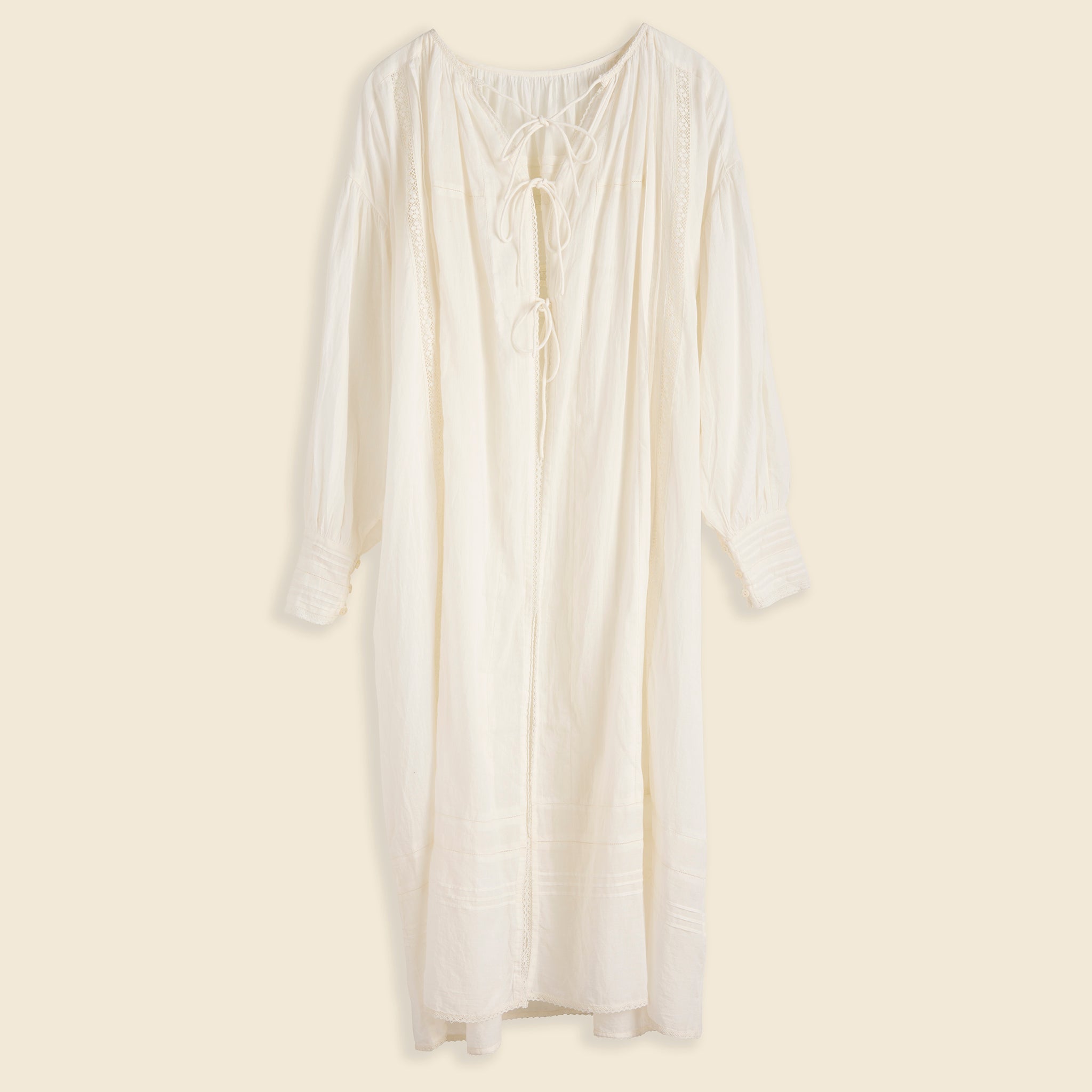 Oversized VinLace Dress - Off White - BEAMS BOY - STAG Provisions - W - Onepiece - Dress