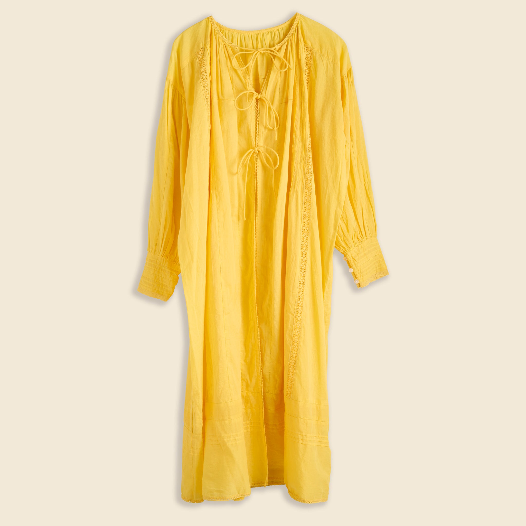 Oversized VinLace Dress - Yellow - BEAMS BOY - STAG Provisions - W - Onepiece - Dress