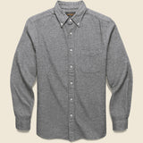 Flannel Shirt - Grey - BEAMS+ - STAG Provisions - Tops - L/S Woven - Solid