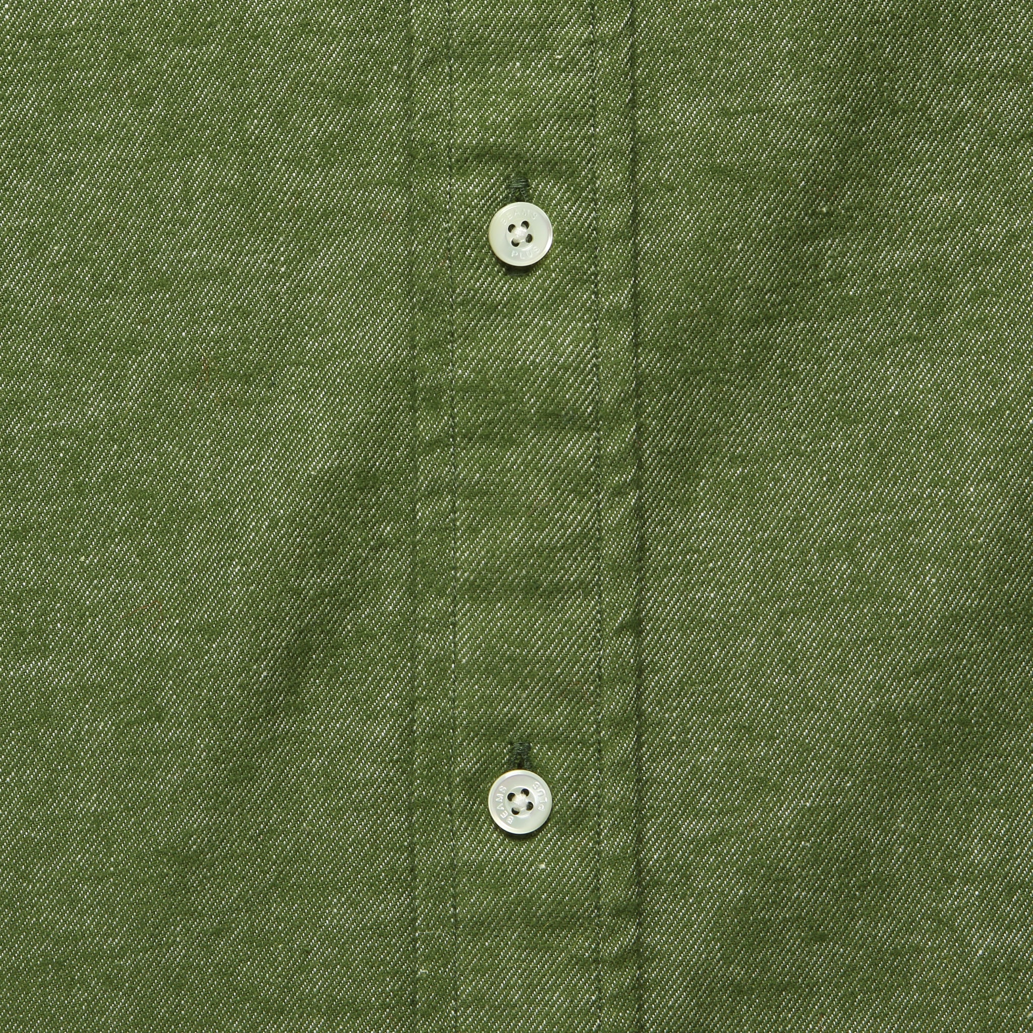 
                          Flannel Shirt - Olive - BEAMS+ - STAG Provisions - Tops - L/S Woven - Solid
                        