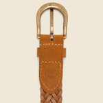 Suede Mesh Belt - Tan - BEAMS+ - STAG Provisions - Accessories - Belts