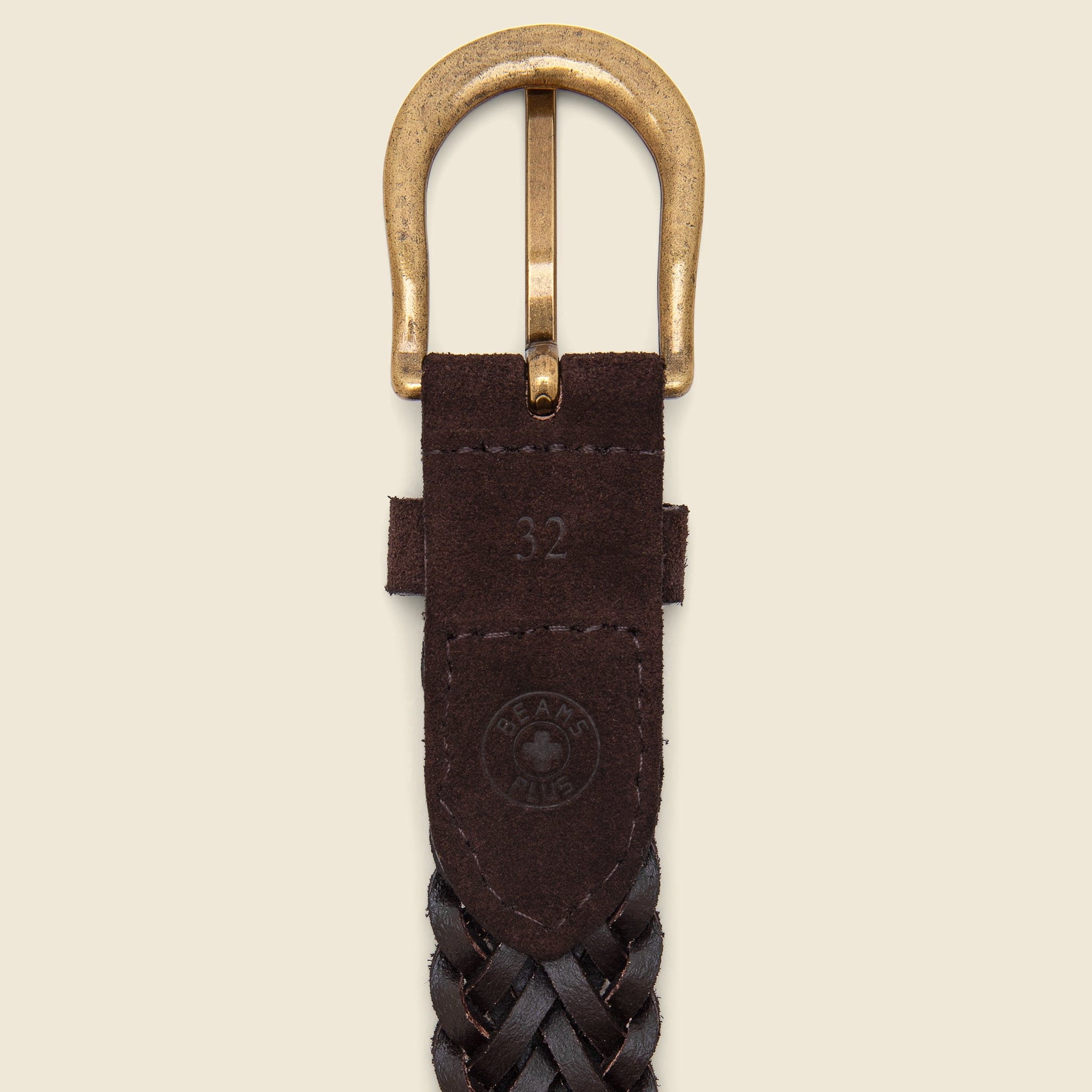 
                          Suede Mesh Belt - Dark Brown - BEAMS+ - STAG Provisions - Accessories - Belts
                        