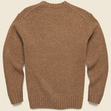 Intarsia 3G Crewneck Ducks Sweater - Brown - BEAMS+ - STAG Provisions - Tops - Sweater