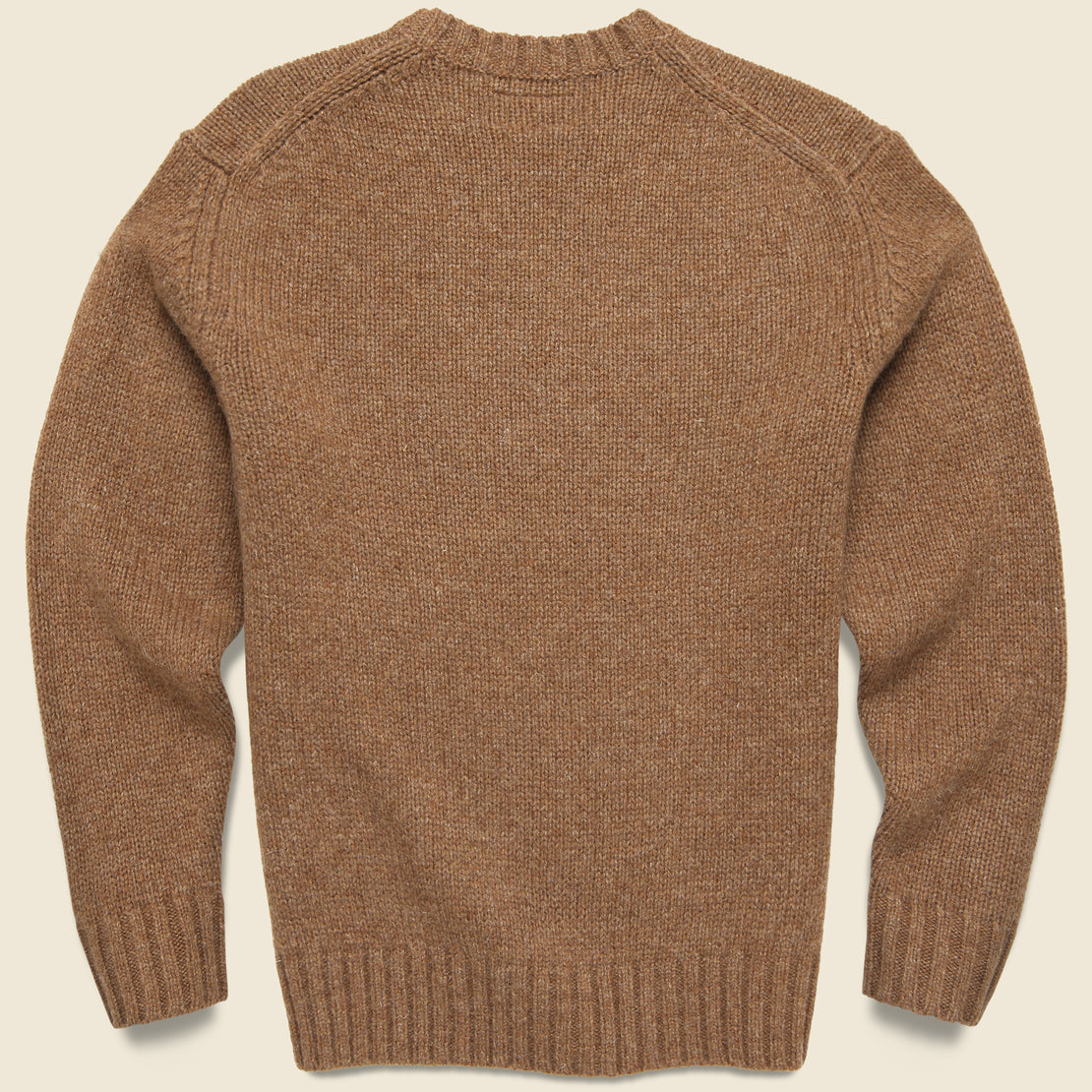 Intarsia 3G Crewneck Ducks Sweater - Brown - BEAMS+ - STAG Provisions - Tops - Sweater