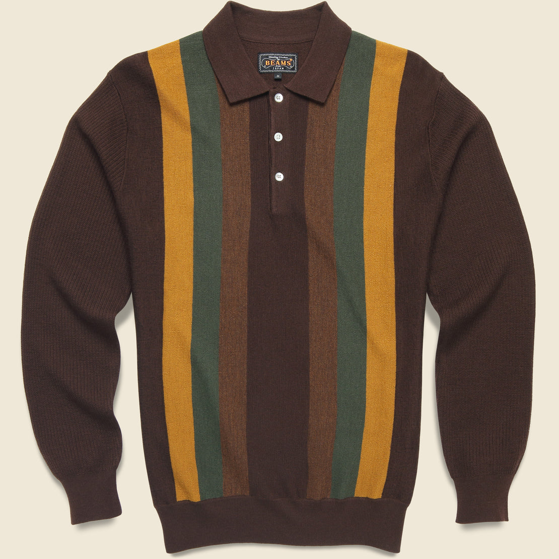 トップス BoTT MARLED KNIT POLO / BROWN トップス BoTT MARLED KNIT POLO / BROWN BoTT Marled Knit Polo - Brown