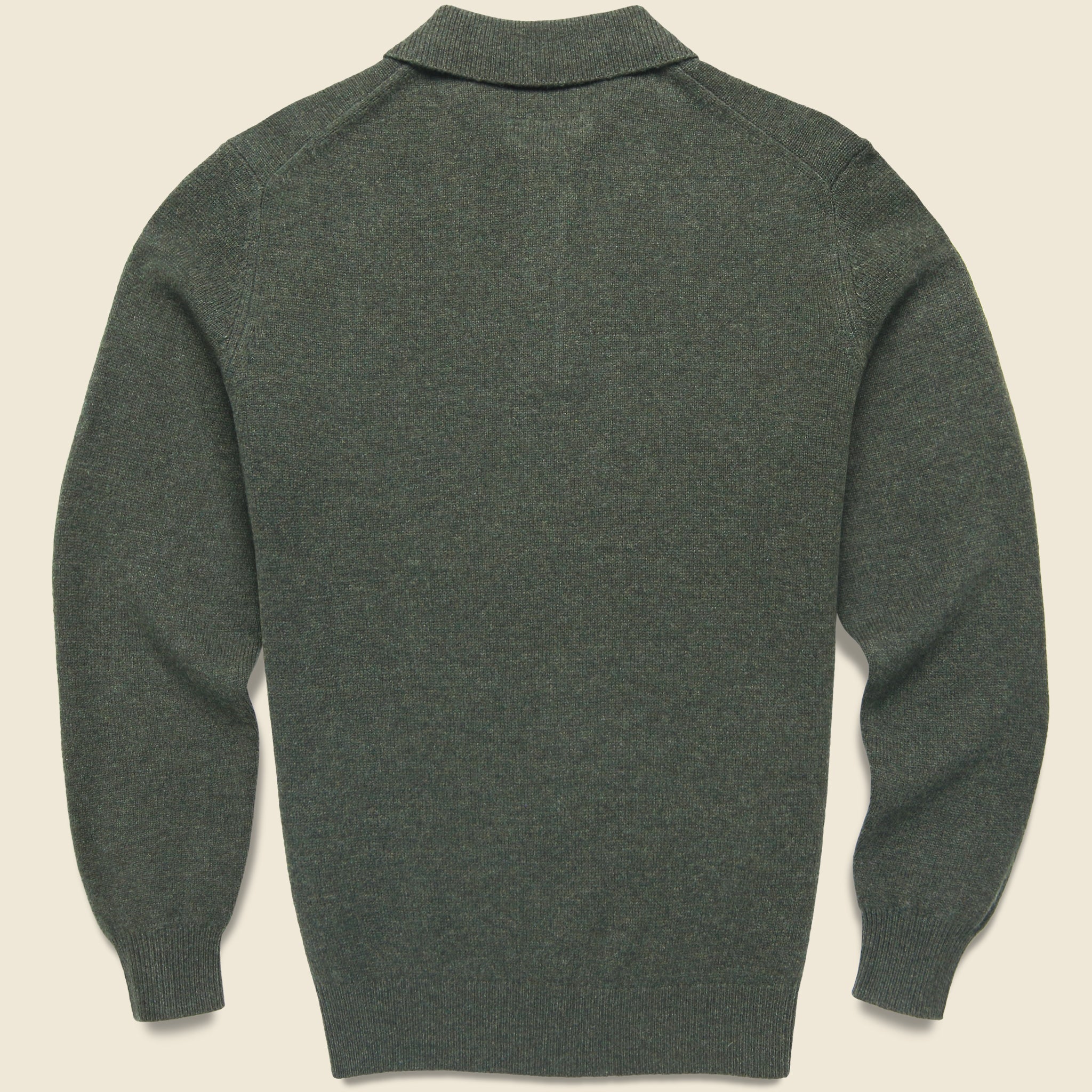 
                          Knit Polo - Green - BEAMS+ - STAG Provisions - Tops - Sweater
                        