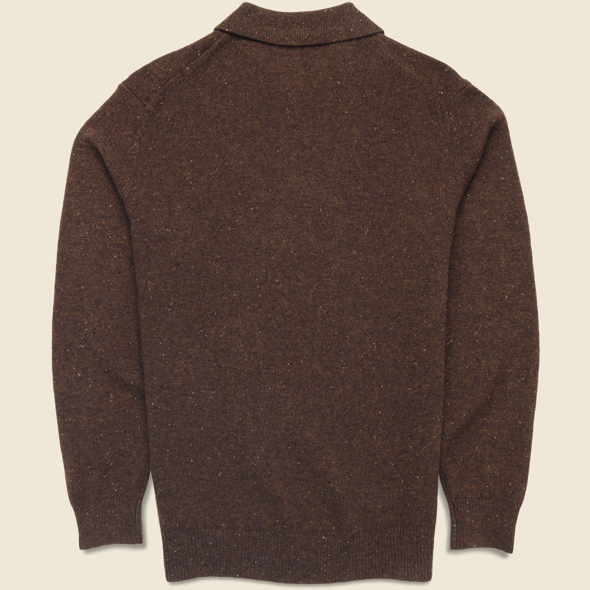 
                          Knit Polo - Brown
                        