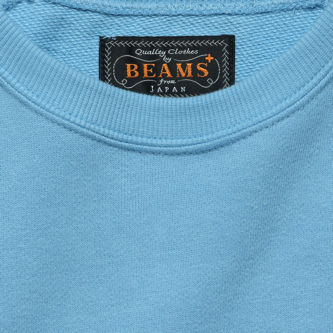 Cut-Off Sweatshirt - Sax - BEAMS+ - STAG Provisions - Tops - Fleece / Sweatshirt