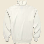 Half-Zip Sweatshirt - White - BEAMS+ - STAG Provisions - Tops - Fleece / Sweatshirt