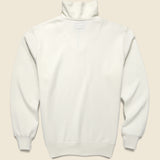 Half-Zip Sweatshirt - White - BEAMS+ - STAG Provisions - Tops - Fleece / Sweatshirt