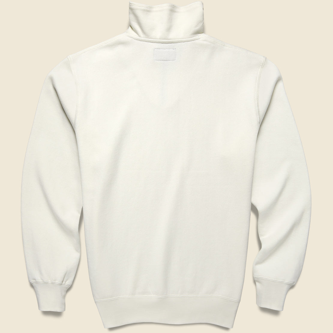 Half-Zip Sweatshirt - White - BEAMS+ - STAG Provisions - Tops - Fleece / Sweatshirt